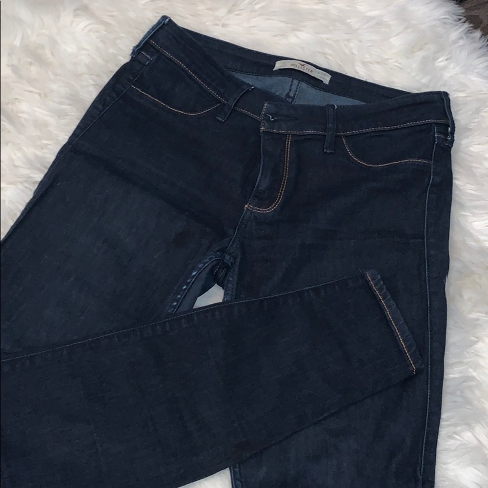Hollister 7L Dark Wash Jeggings Soft Stretchy
